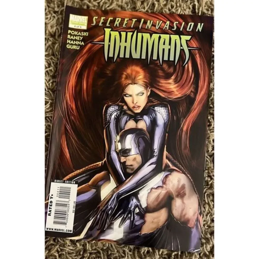 INHUMANS SECRET‎ INVASION #1-4 COMPLETE SKRULL BLACK BOLT MARVEL HIGH GRADE 2008